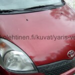 Toyota Yaris Verso viininpunainen (3N8) konepelti