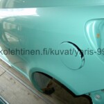 Toyota Yaris 1999 - 2005 japanilaisen 3-ovisen vasen kylki polttoaineen täyttöluukun kera