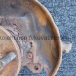 Jarrukilvessä lommoja ja ruostetta