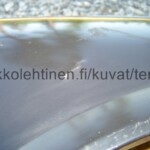 Toyota Tercel AL10, AL11, AL12 vasen etulokasuoja, pieni lommo sisäpuolelta