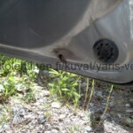 Toyota Yaris Verso takaluukku, terve alanurkka
