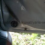 Toyota Yaris Verso takaluukku, terve alanurkka
