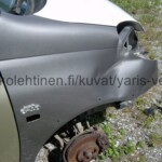 Toyota Yaris Verso oikea etulokasuoja harmaa / hopea (1D2)